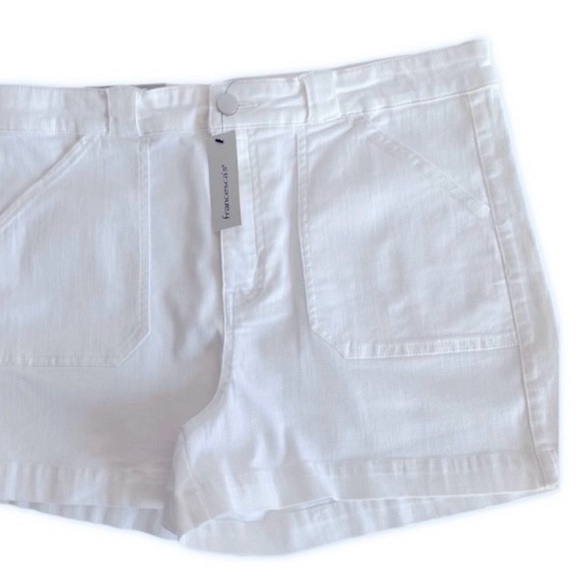 Francesca’s Harper Heritage White Women's Shorts  Sz 30 - Picture 1 of 10